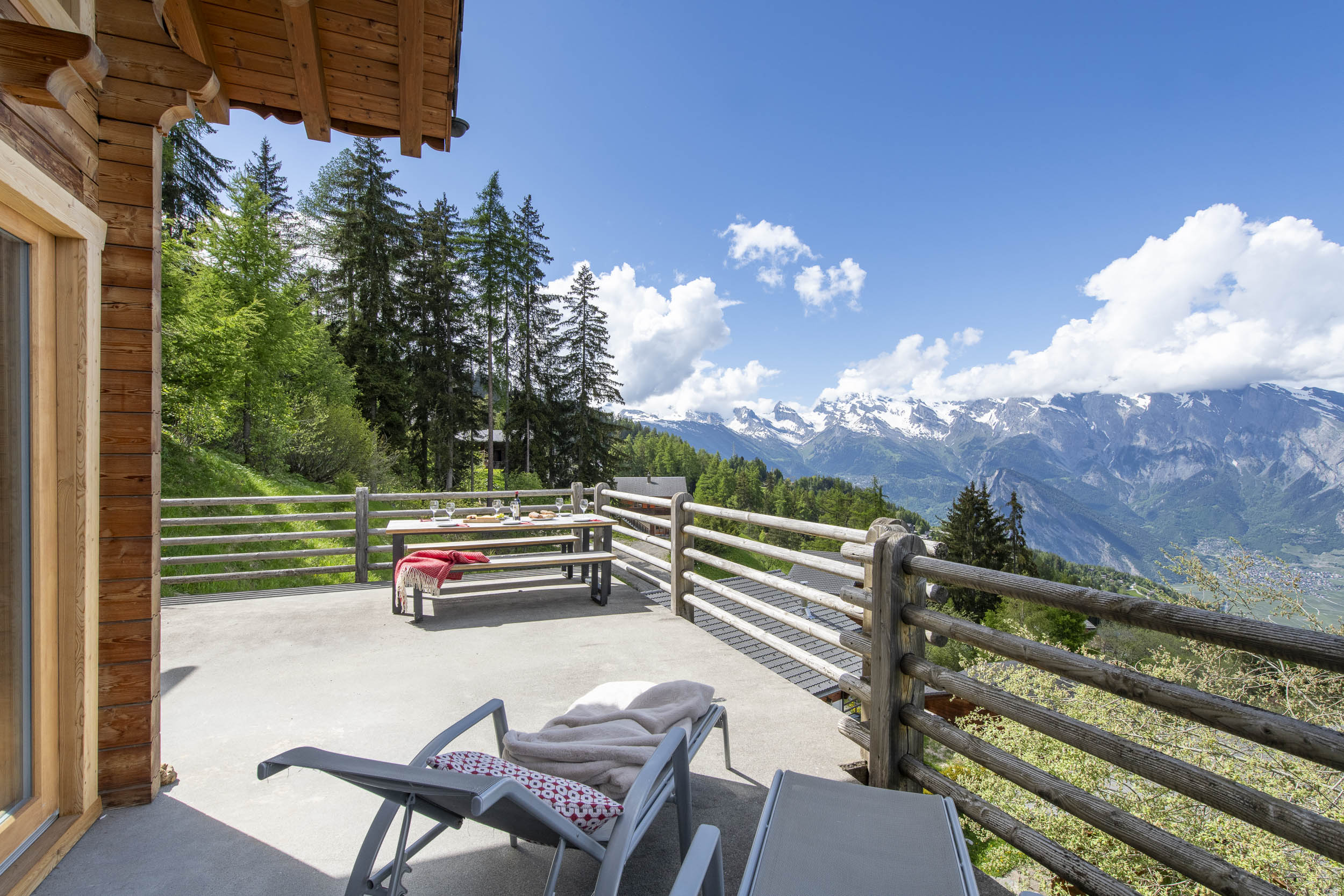 Panoramic terrace view